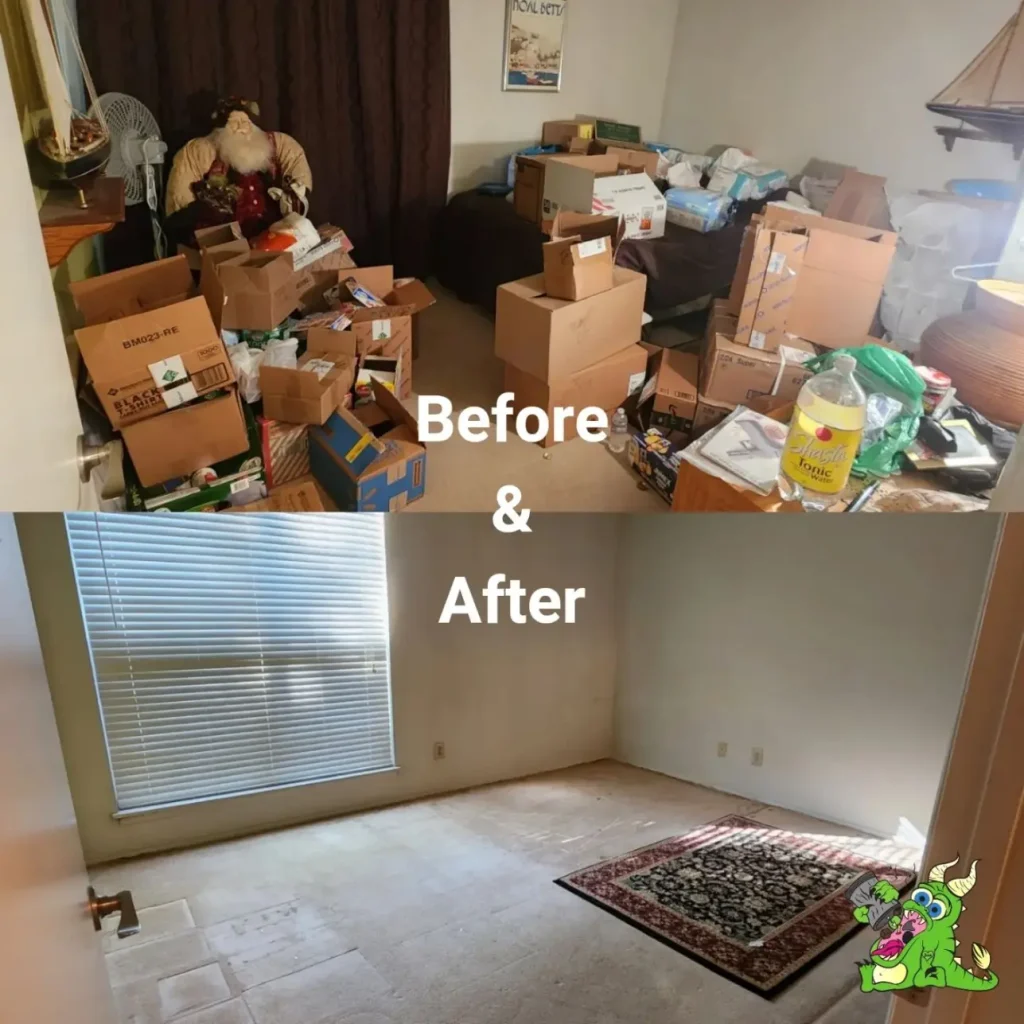 Eviction Clean Out in Salt Lake City Before and After